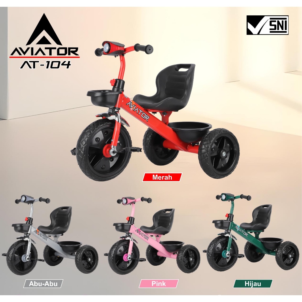 SEPEDA ANAK AVIATOR AT-104 /SEPEDA ANAK RODA TIGA AVIATOR AT-104