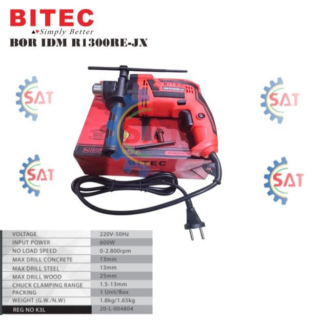 BOR TANGAN BITEC IDM R 1300 RE-JX