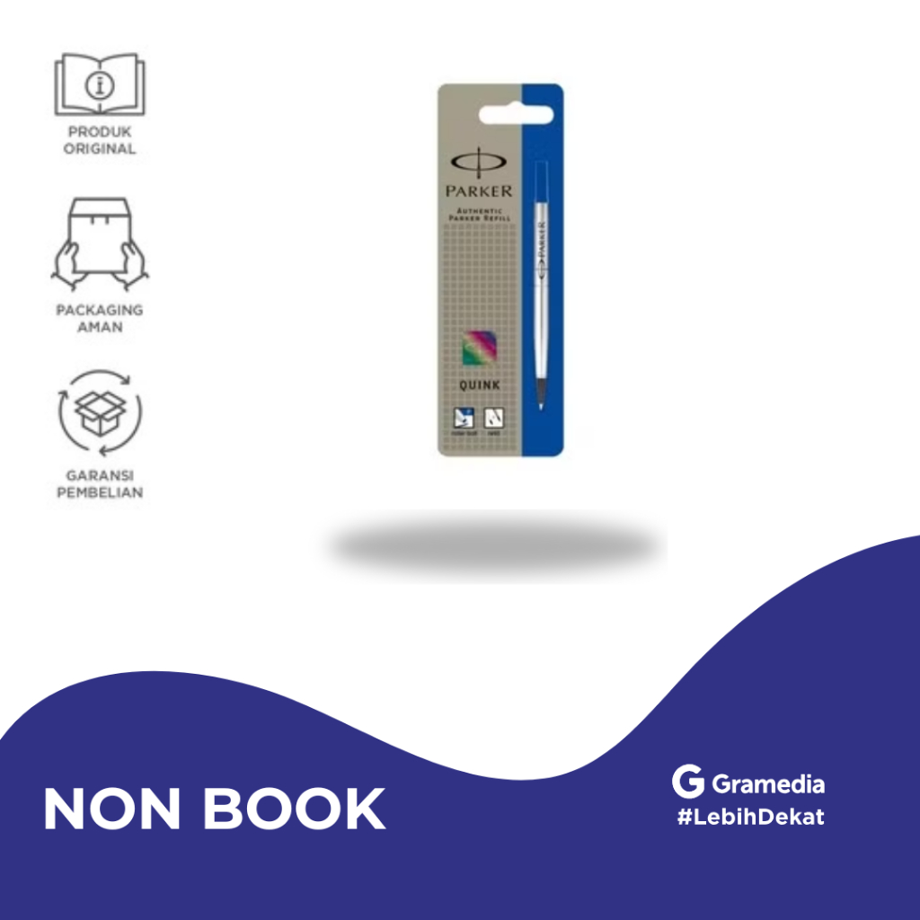 

Refill Parker Ballpoint Blue M Blister - Gramedia Jember