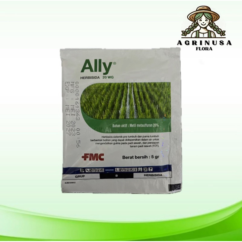 Herbisida ALLY 20 WG 5gr  Obat Rumput Padi