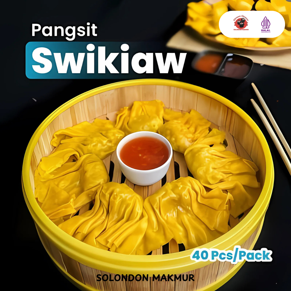 

Spesial Pangsit Swikiaw Frozen - Halal & Lezat, 40 Pcs Paket Istimewa!
