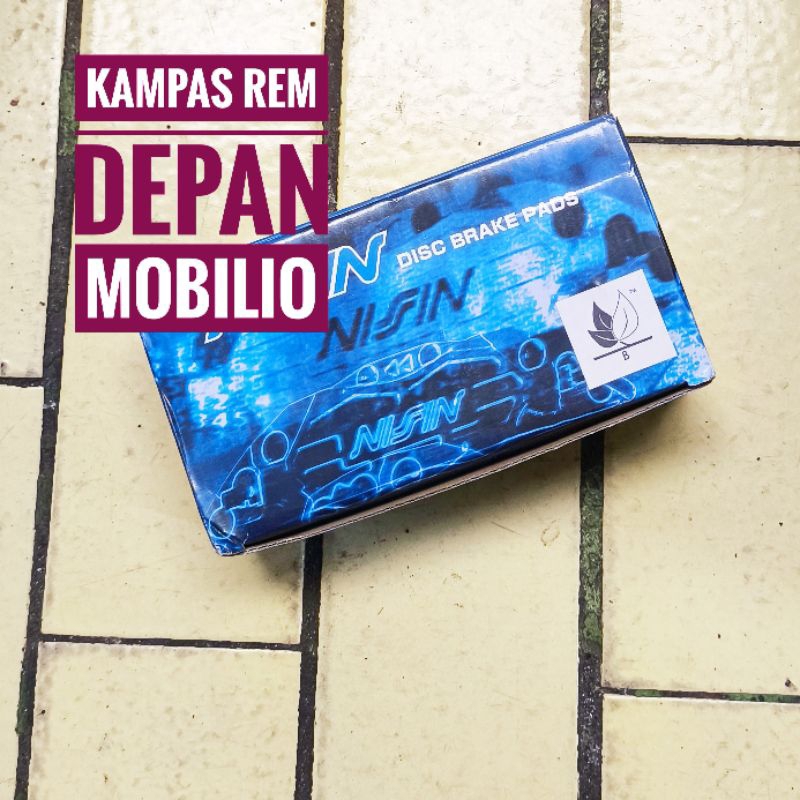 kampas rem depan honda mobilio nissin 45022-TE7 nissin brake pad depan mobilio kampas rem depan mobi