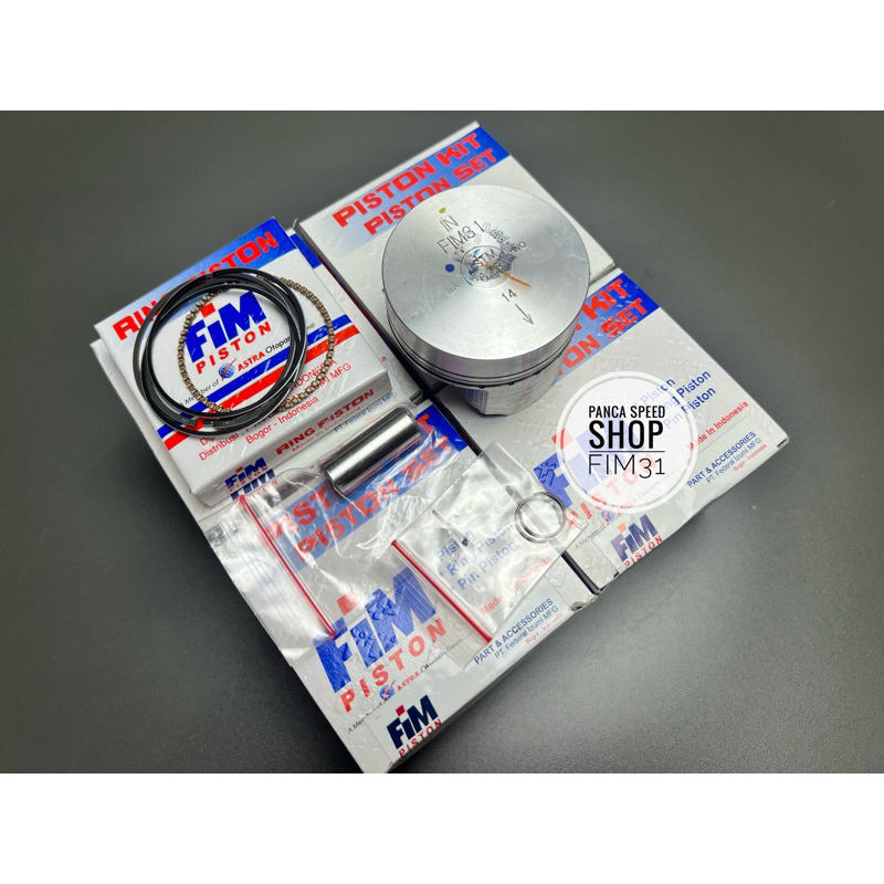 PISTON SEHER FIM31 CUSTOM DOME MENTAH 61 62 63 PEN PIN 14 VARIO 150 KLX NMAX AEROX FIM 31