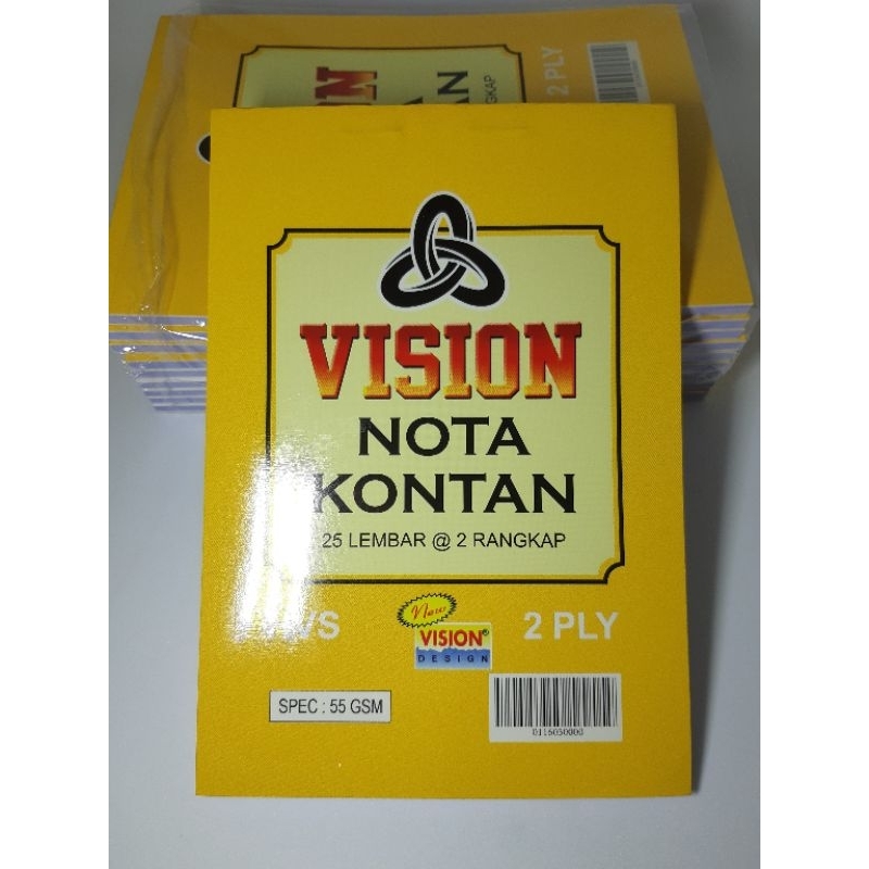 

NOTA KONTAN KECIL 2 PLY VISION (JUAL PER PK)