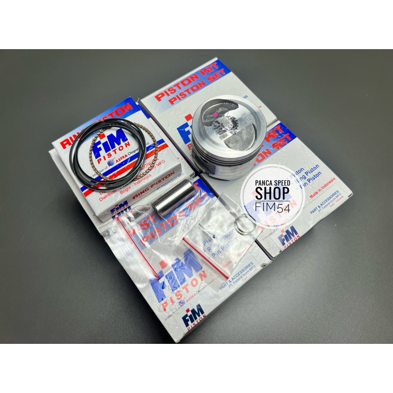 PISTON SEHER FIM54 SMASH SHOGUN 53.5 54 54.5 55.5 PIN PEN 14 FIM 54