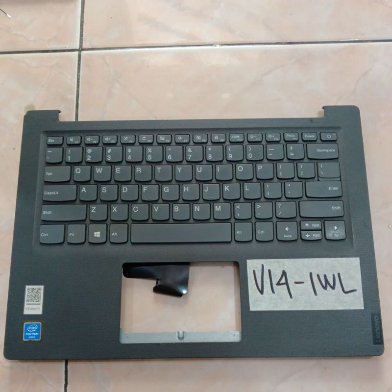 Casing Bagian Palmrest Keyboard Laptop Lenovo V14-IWL G1 ADA ARE