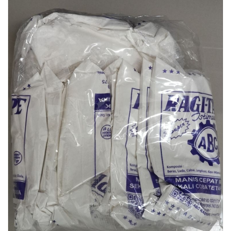

RB22 Ragi tape singkong ABC SUPER isi 10 sachet