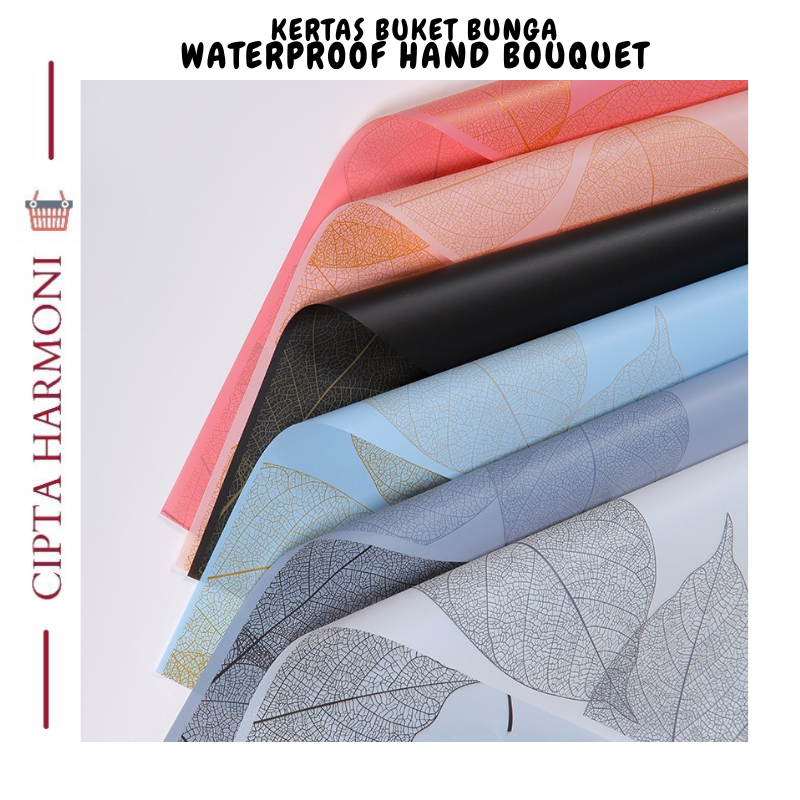 

Flower Wrapping Paper Waterproof Hand Bouquet Kertas Cellophane Florist KB037