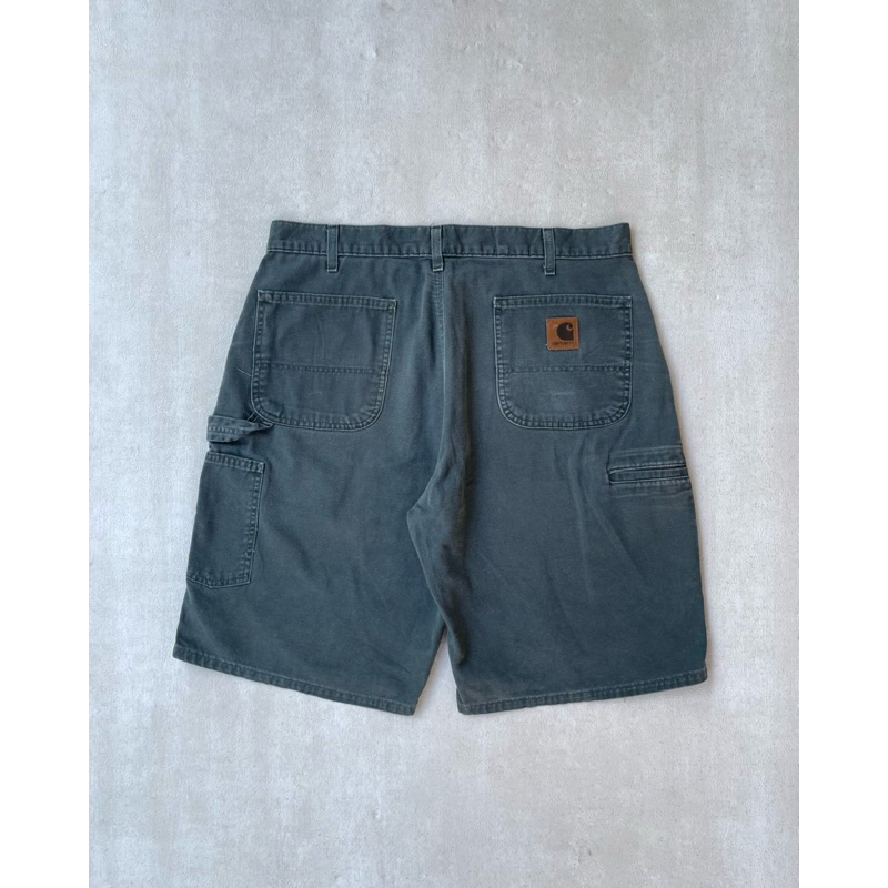 Carhartt Carpenter Short Pants Padedd Green B149-OLD