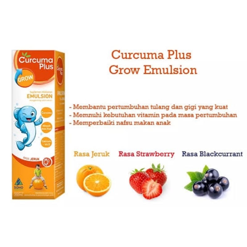 CURCUMA PLUS PENAMBAH NAFSU MAKAN ANAK 200ML