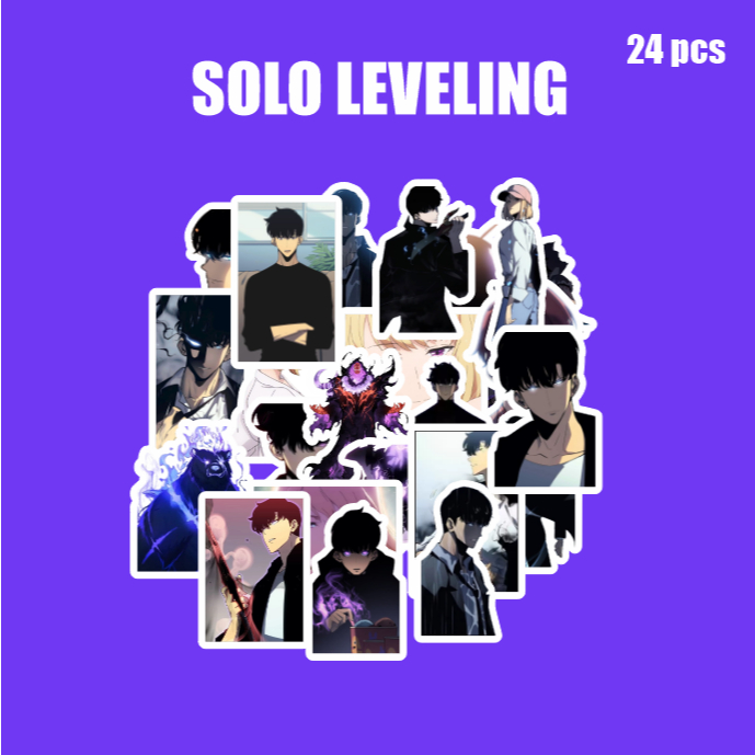 

Stiker Pack Solo Leveling Korea Manhwa Lucu Kekinian Keren Aesthetic HP Laptop Tab Notebook Tumblr (24 pcs)