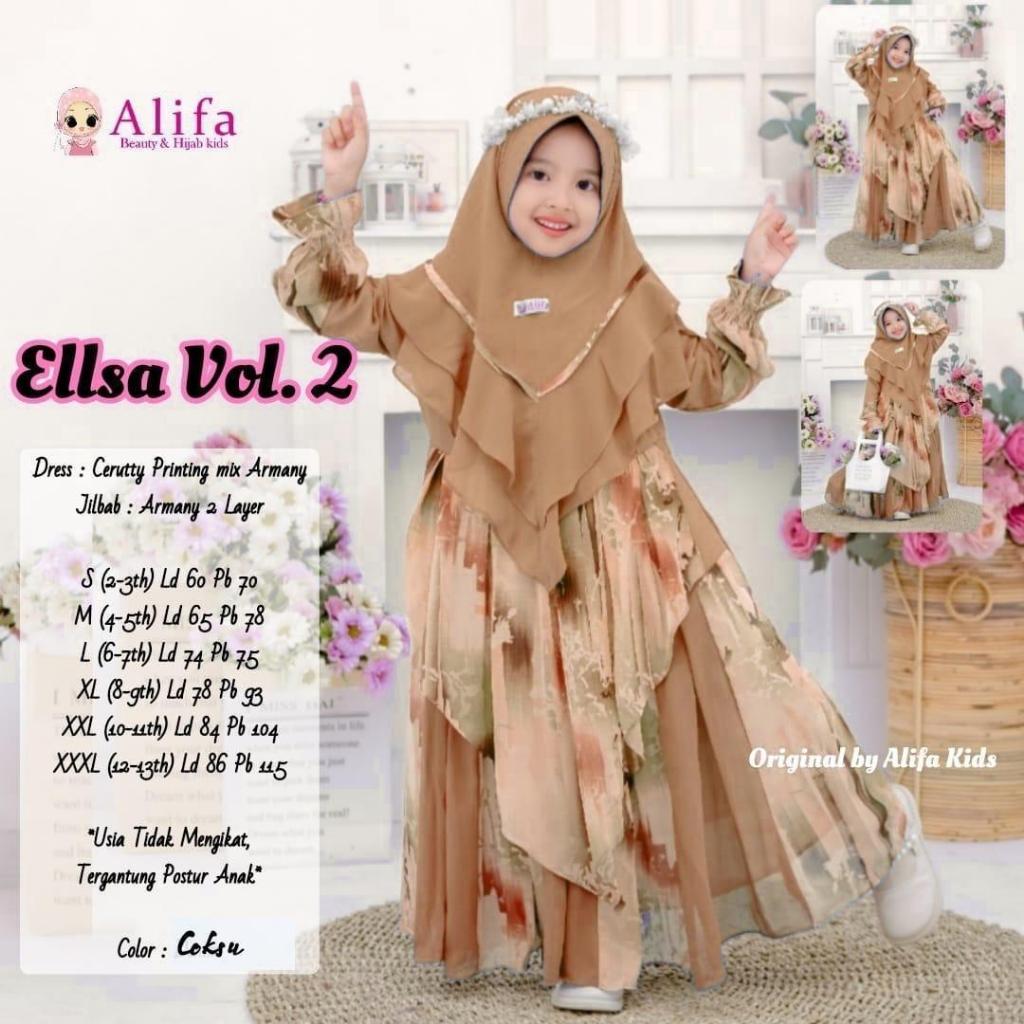 [Canaulie] Ellsa vol.2 gamis anak Ori by ALIFA KIDS