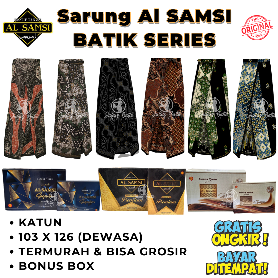 Al Samsi Sarung Batik Series | Al Samsi Premium| Al Samsi Batik| Al Samsi Batik Gus| Sarung Santri