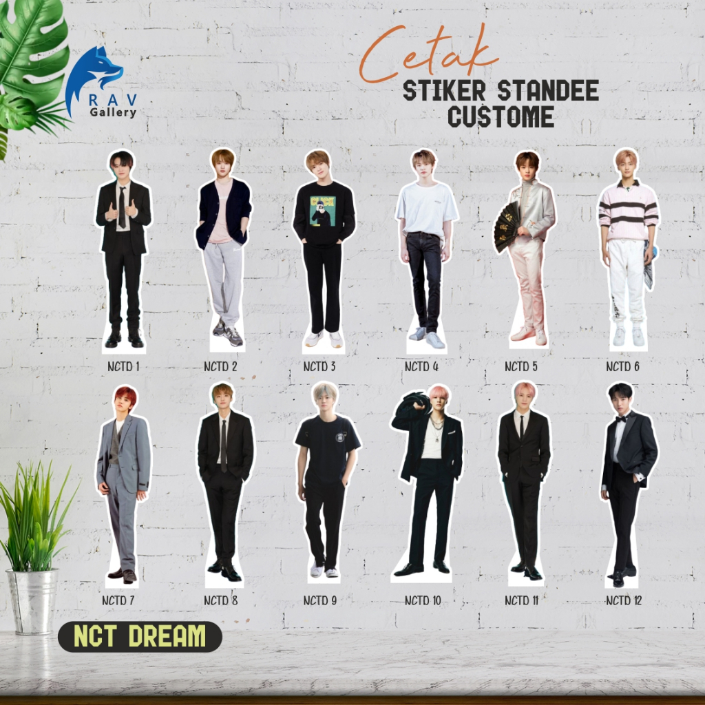 STIKER STANDEE NCT 127 /  NCT DREAM / STANDEE KPOP /  NCT 127 STANDEE HUMAN /  IDOL KPOP / KOKOH KUA