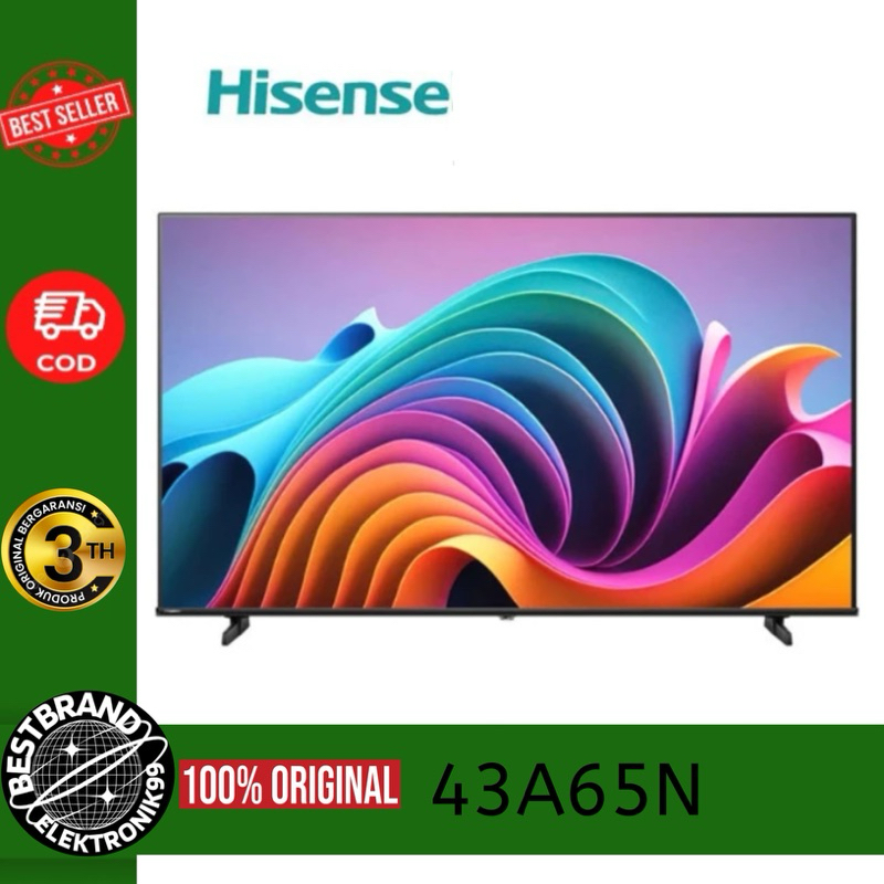 HISENSE 43A65N SMART ULTRA HD 4K 43INCH GOOGLE TV 43A65