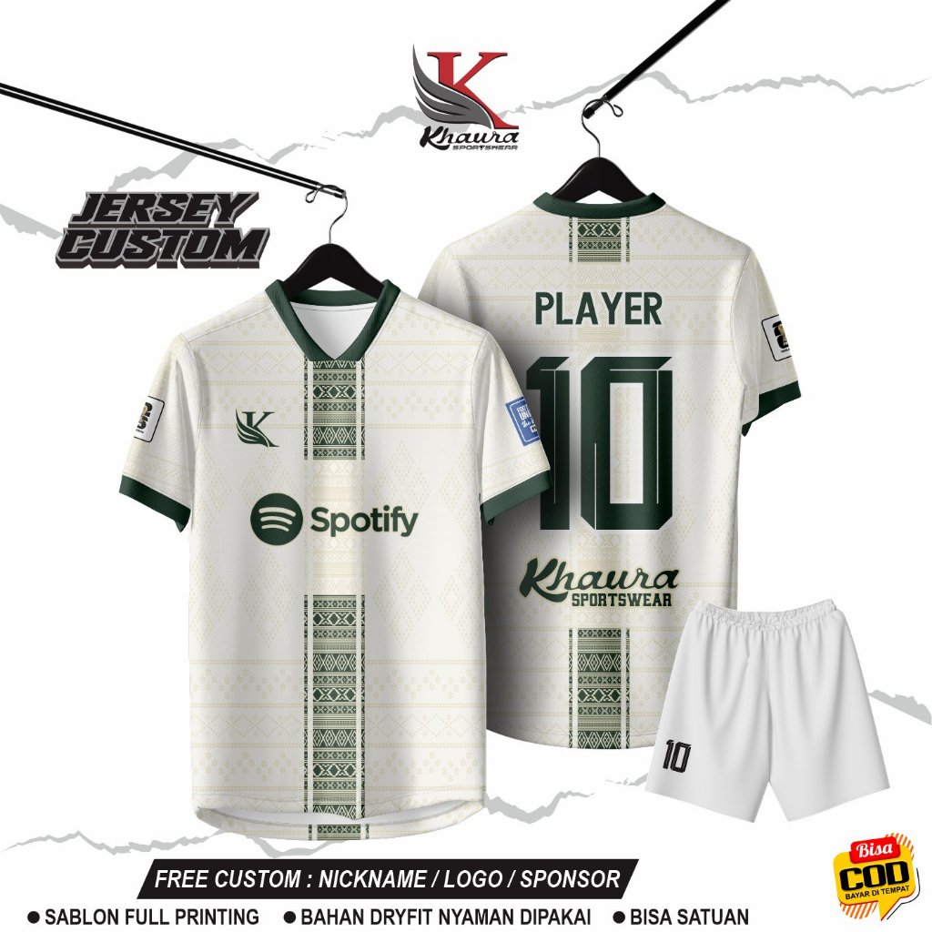 Jersey Futsal Full Printing Bebas Custom Design (BISA SATUAN)