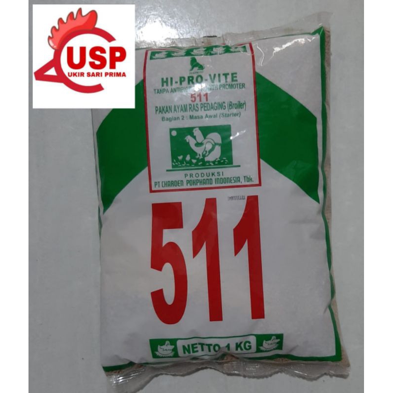 Pakan Ayam 511 kemasan 1 kg