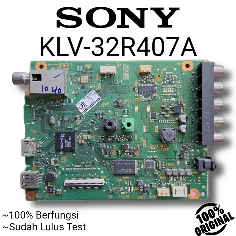 MB / Mainboard / Motherboard / Mesin Tv Sony KLV 32R407A 32R407 KLV-32R407A