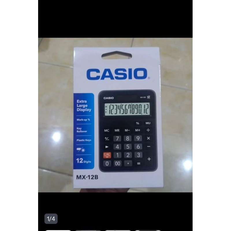 

KALKULATOR CASIO MX-12-BK CALCULATOR 12 DIGIT