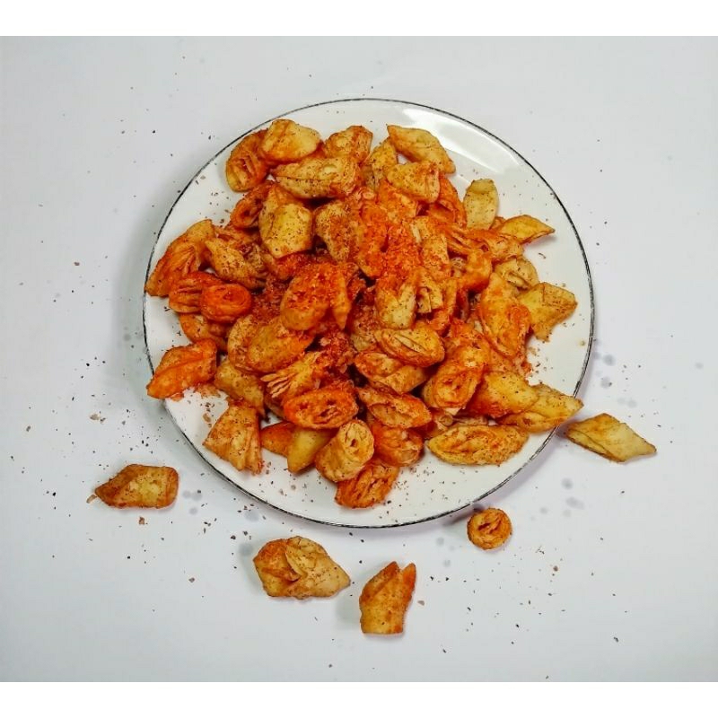 

Pangsit kriuk kres aneka rasa gurih renyah kemasan 500G