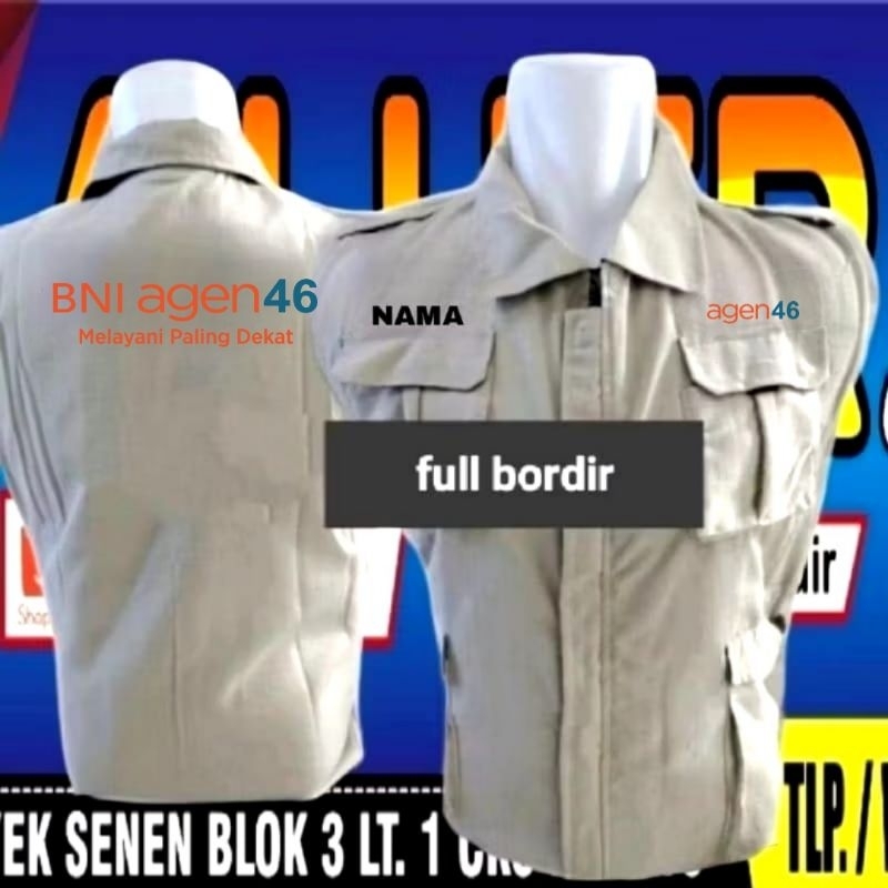 rompi BNI agen 46 rompi kerja BNI agen 46 rompi seragam BNI agen 46 rompi agen BNI 46 rompi kerja ag