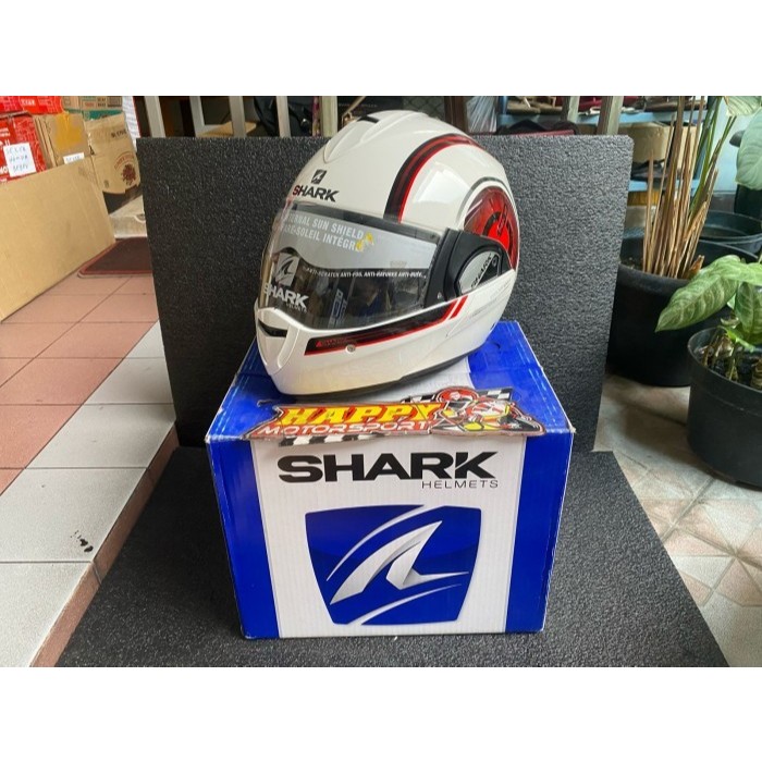 HELM FULL FACE Shark Evoline S3 WHITE WKR