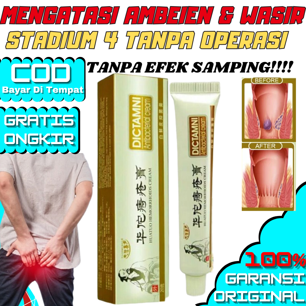 DICTAMNI DIKTAMNI HUATUO HUA TUO Obat Salep saleb Krim Cream Wasir Ambeien Ambeyen Ambien Hemoroid H