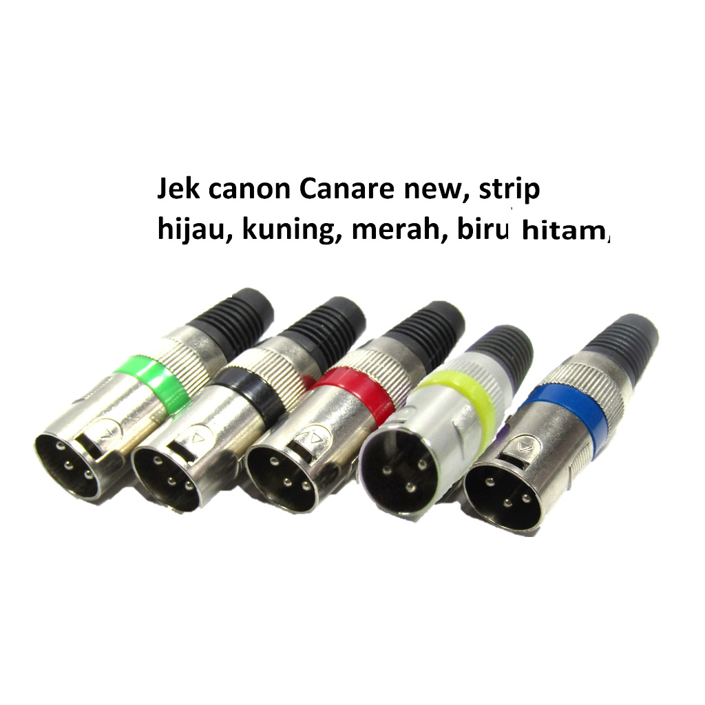 Jek Jack Mic Canon XLR Jek Jack Canon stereo Canare Canari