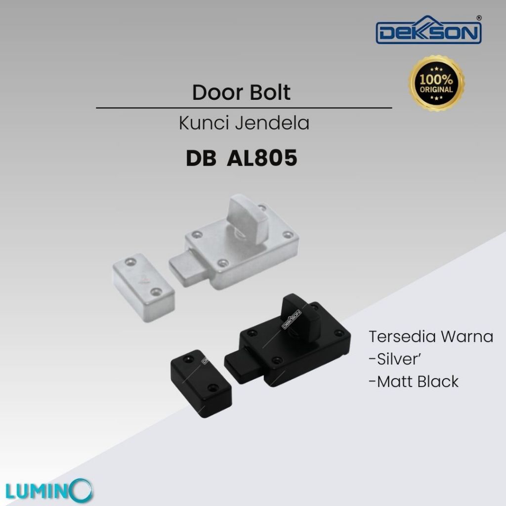 Door Bolt Dekson DB AL 805 / Grendel Putar Pintu Dekkson / Grendel Slot Pintu
