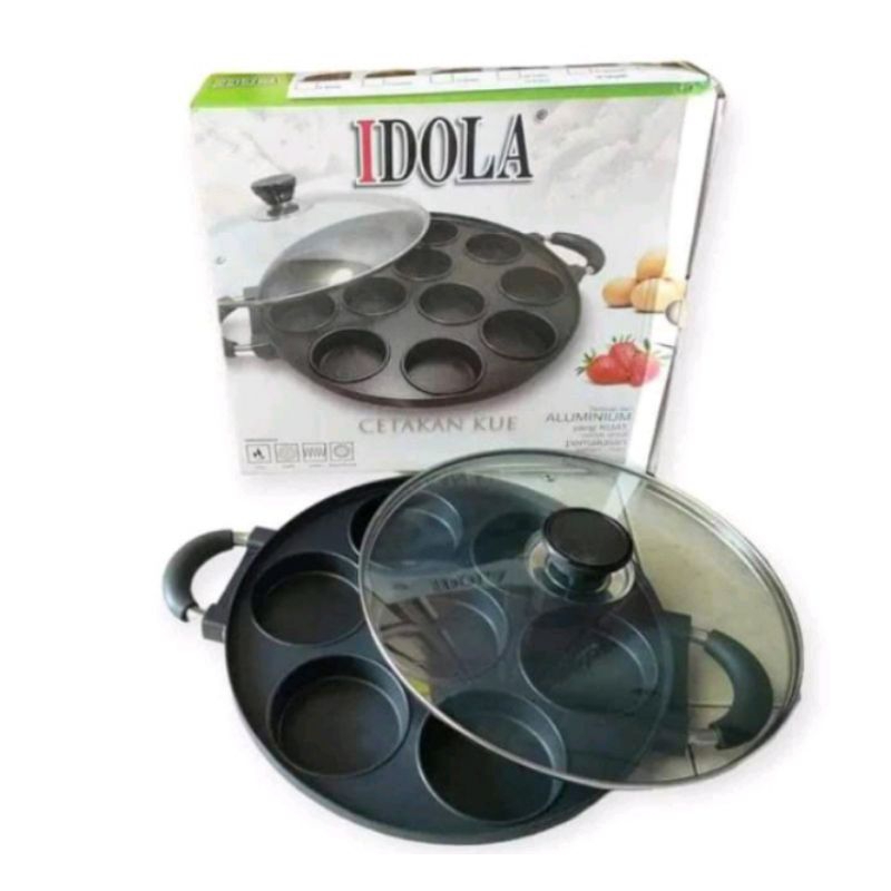 [BISA COD] CETAKAN KUE 7 LUBANG IDOLA TUTUP KACA