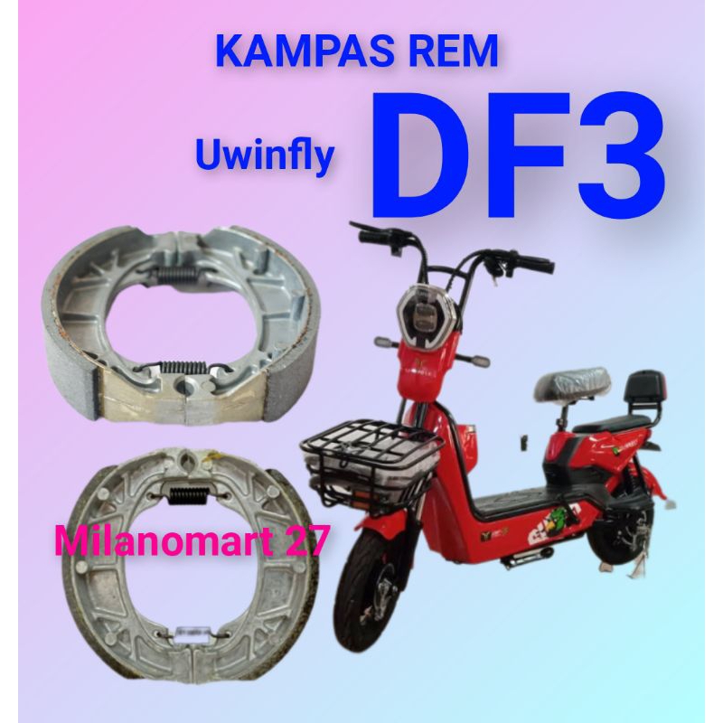 kampas rem uwinfly DF3 kampas rem sepeda listrik uwinfly df3