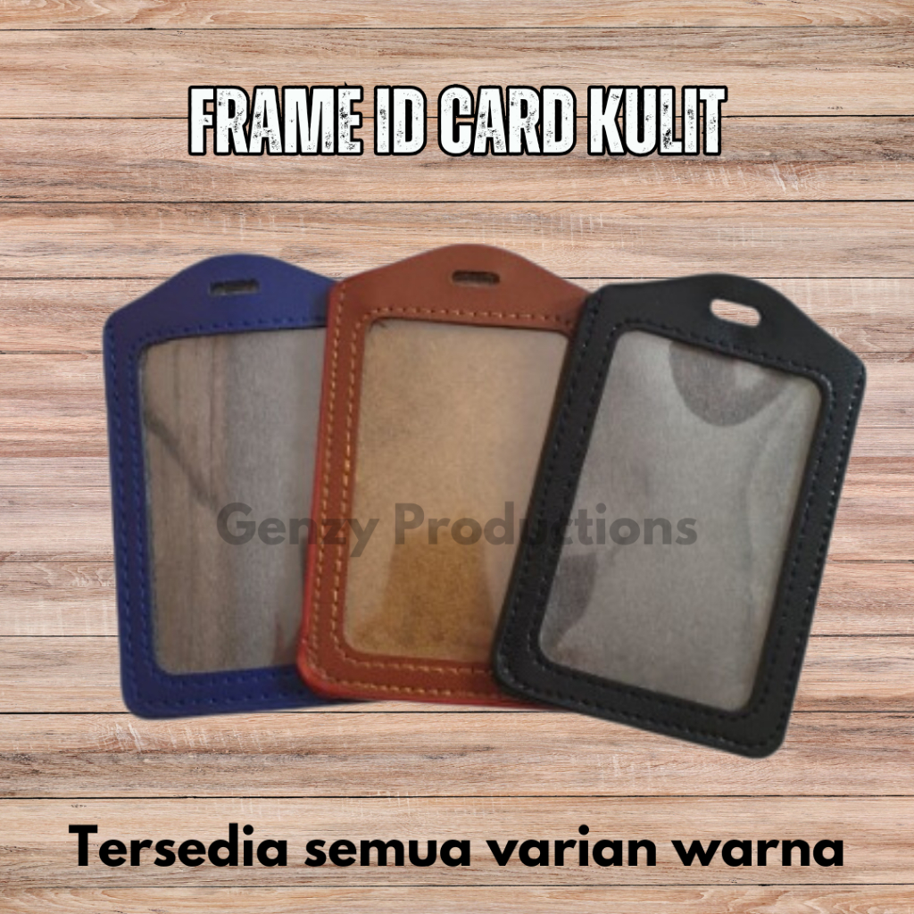 

Case ID Card Kulit / Frame Casing Tempat ID Card Holder Kulit Potrait