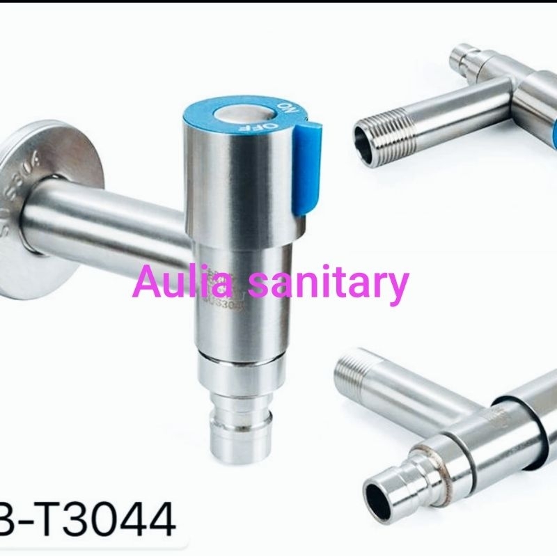 kran tembok stainless mesin cuci/ kran tembok stainless kran taman