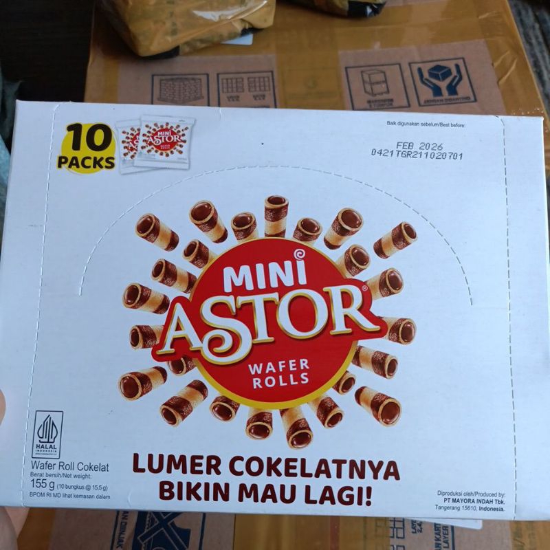 

mini astor wafer rolls 1 box isi 10pack
