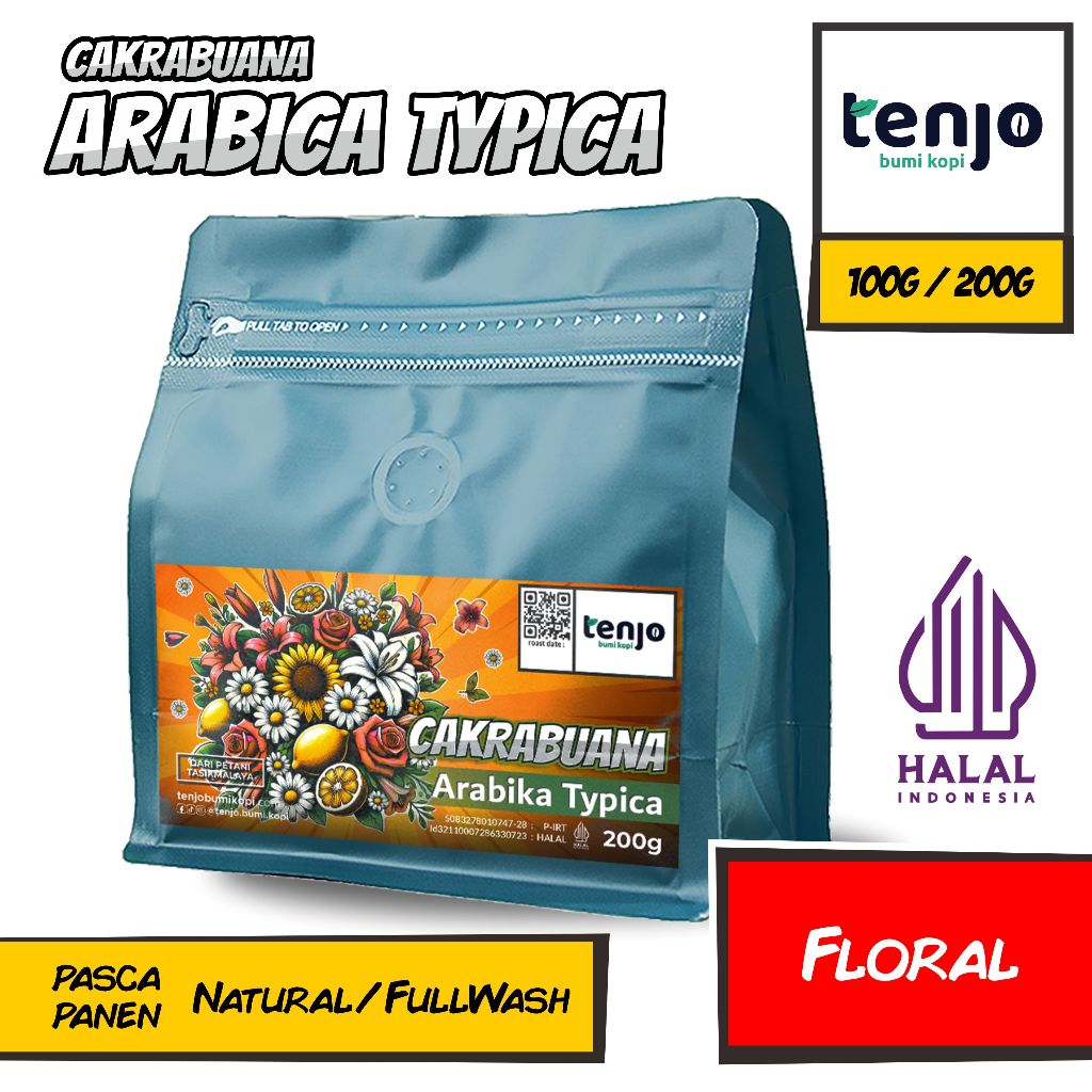 

Kopi Arabika Cakrabuana Typica Tasikmalaya FULLWASH