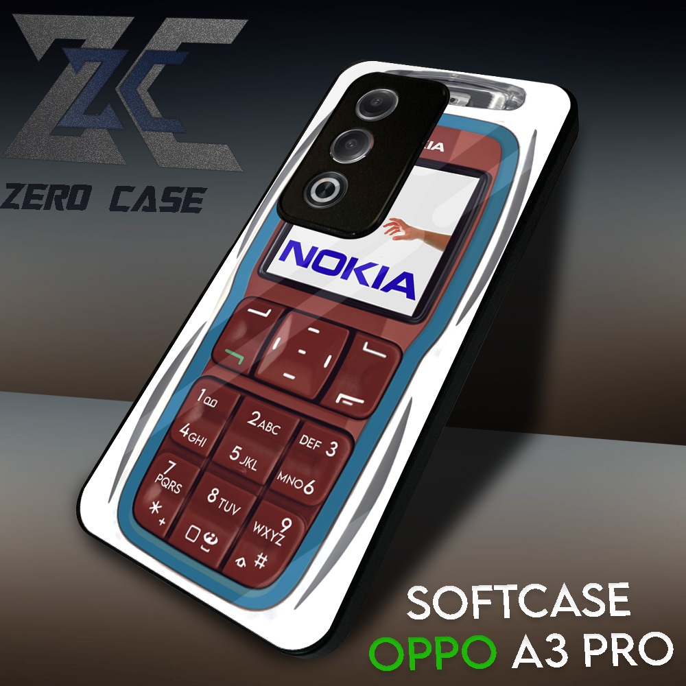 (GM39) Kesing Hp OPPO A3 PRO 5G TERBARU | Aestetic Pro Camera | Softcase Oppo Keren | Case Bahan Len