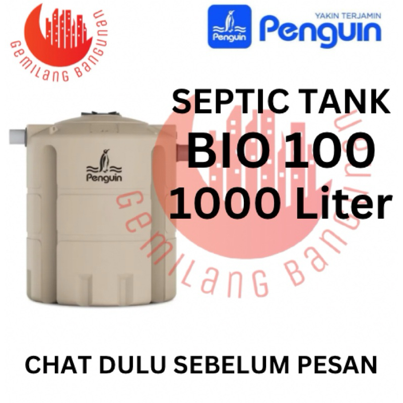 Tangki Air Penguin / Toren Air Penguin BIO 100 ( 1000 Liter )- SEPTIC TANK