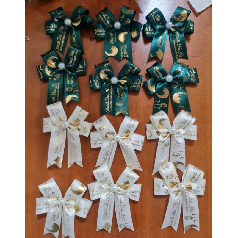 

1 Pc - Pita Idul Fitri Siap Pakai | Pita Hampers Bahan Satin