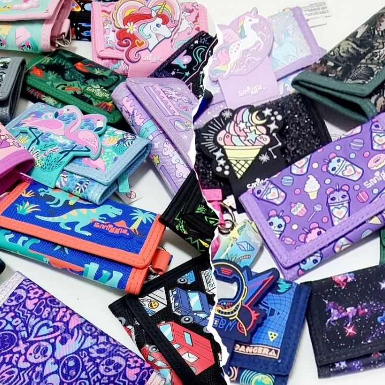 KODE G89Q ORIGINAL Smiggle Wallet  Lanyard Wallet Dompet Smiggle Original Store