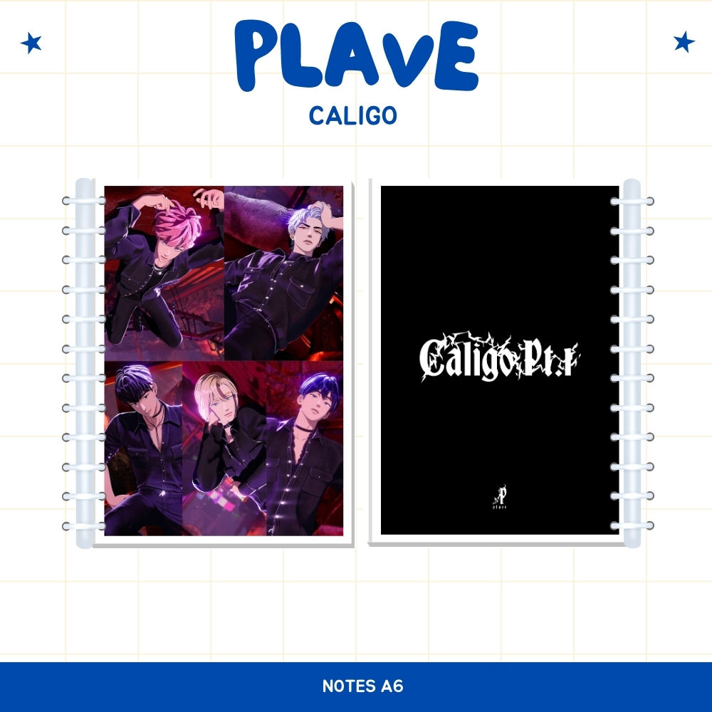 

A6 NOTES PLAVE CALIGO (ISI 40 HVS + COVER LAMINASI 2 SISI) BUKU NOTE NOTEBOOK TANDA TANGAN TTD KPOP IDOL KOREA PREMIUM MURAH UNOFFICIAL PLLI YEJUN NOAH BAMBY EUNHO HAMIN READY STOCK !