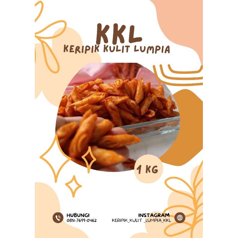 

KKL (keripik kulit lumpia) berat bersih 1kg