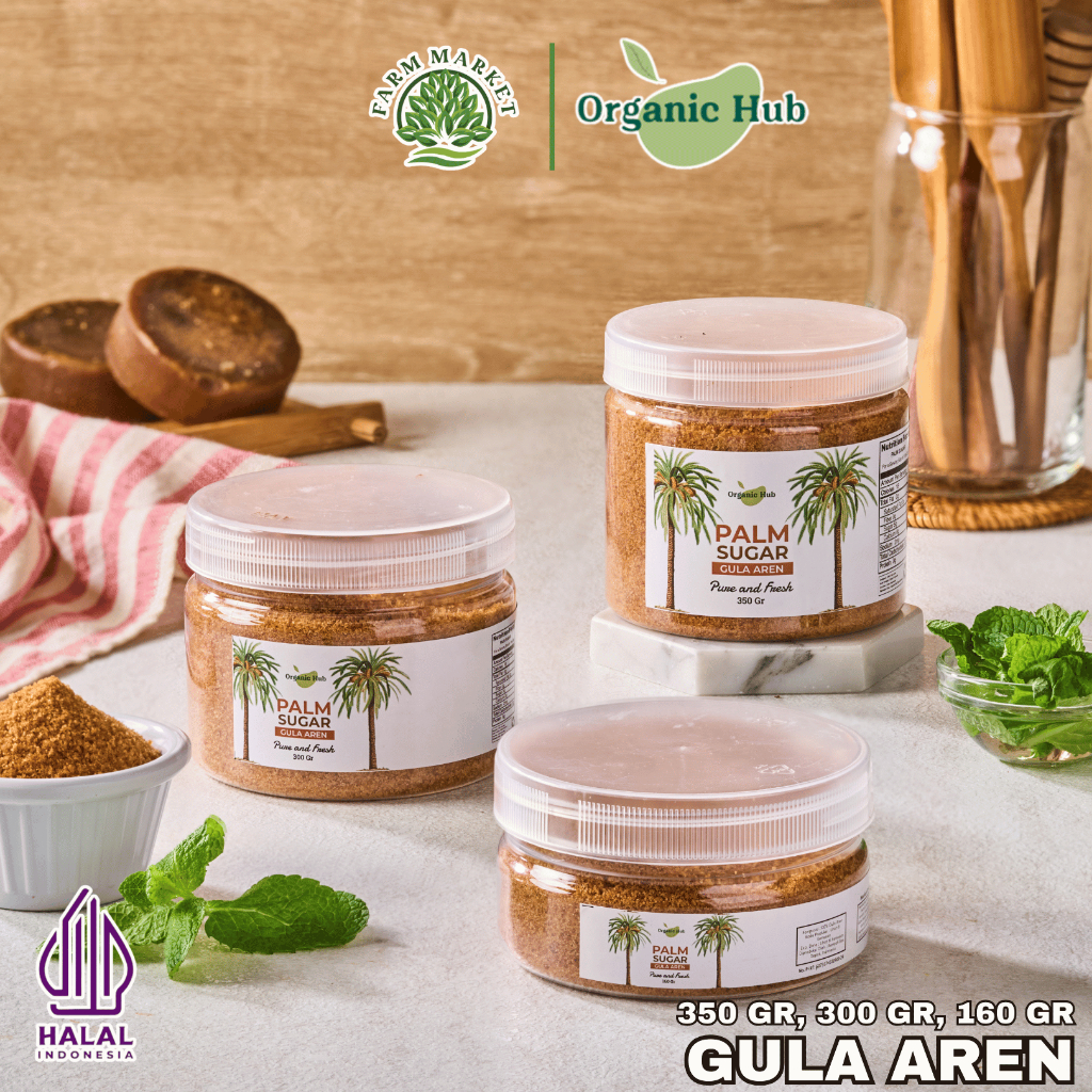 

Organic Hub Gula Aren Bubuk Palm Sugar Powder Gula Aren Bubuk Organik Premium