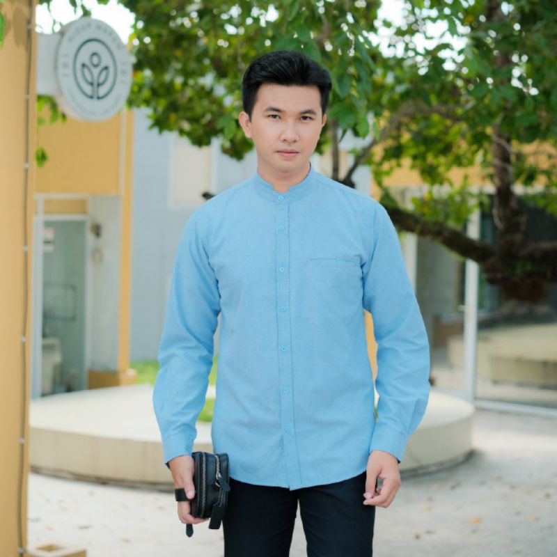 BAJU KOKO SHANGHAI JADEN/BAJU HEM TERBARU KEKINIAN/BAJU HEM PRIA,BAJU HEM KATUN POLOS