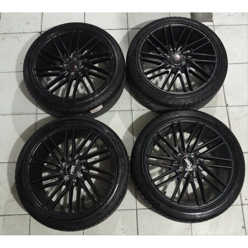 Velg pelek variasi mobil Second HSR asashikawa Ring 17 untuk mobil jazz swift Yaris vios spind freed
