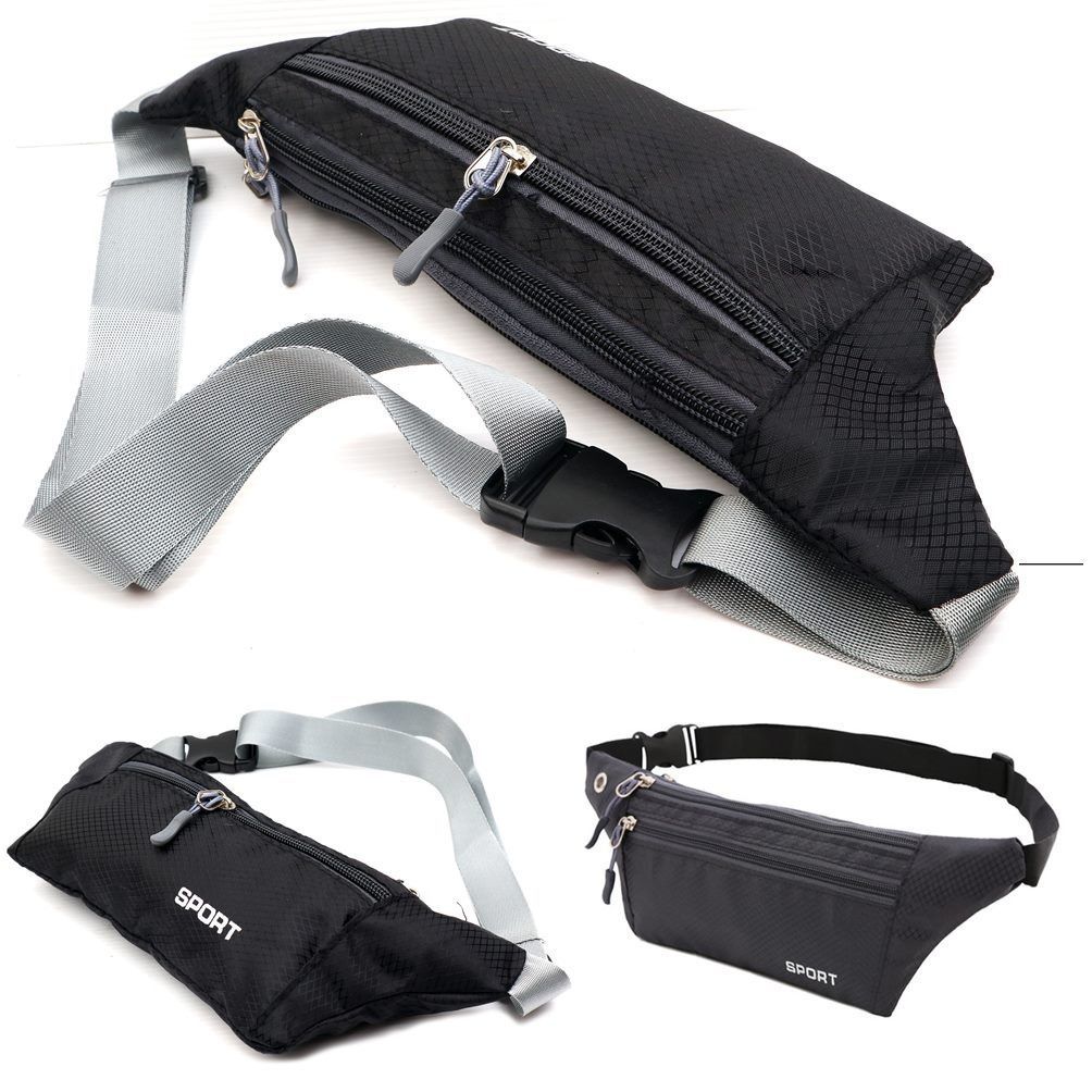 Tas HP Dan Dompet Tas Pinggang Anti Maling Pria Dan Wanita Olahraga Sepeda Jogging