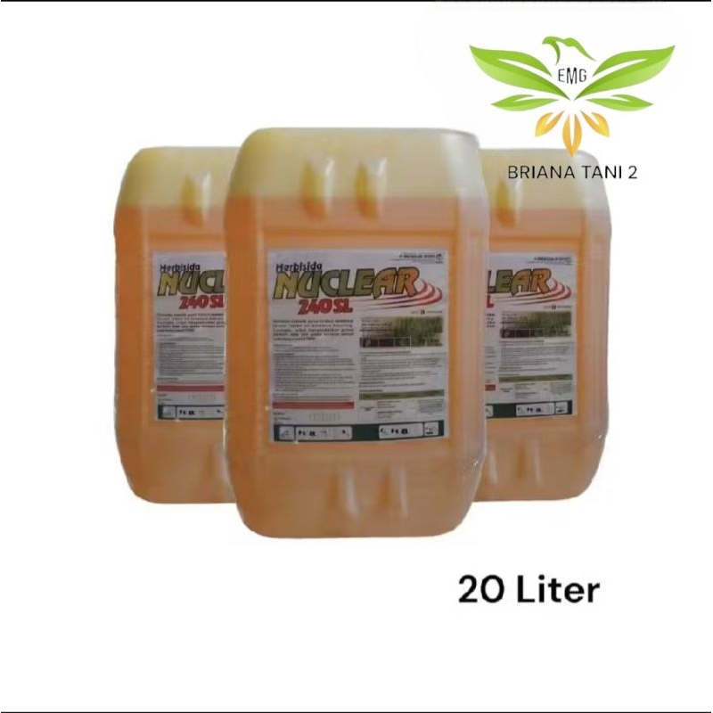 NuClear 240SL 20 Liter Aktifisopropil amina glifosat (setara dengan glifosat: 178 g/l) : 240 g/l Her