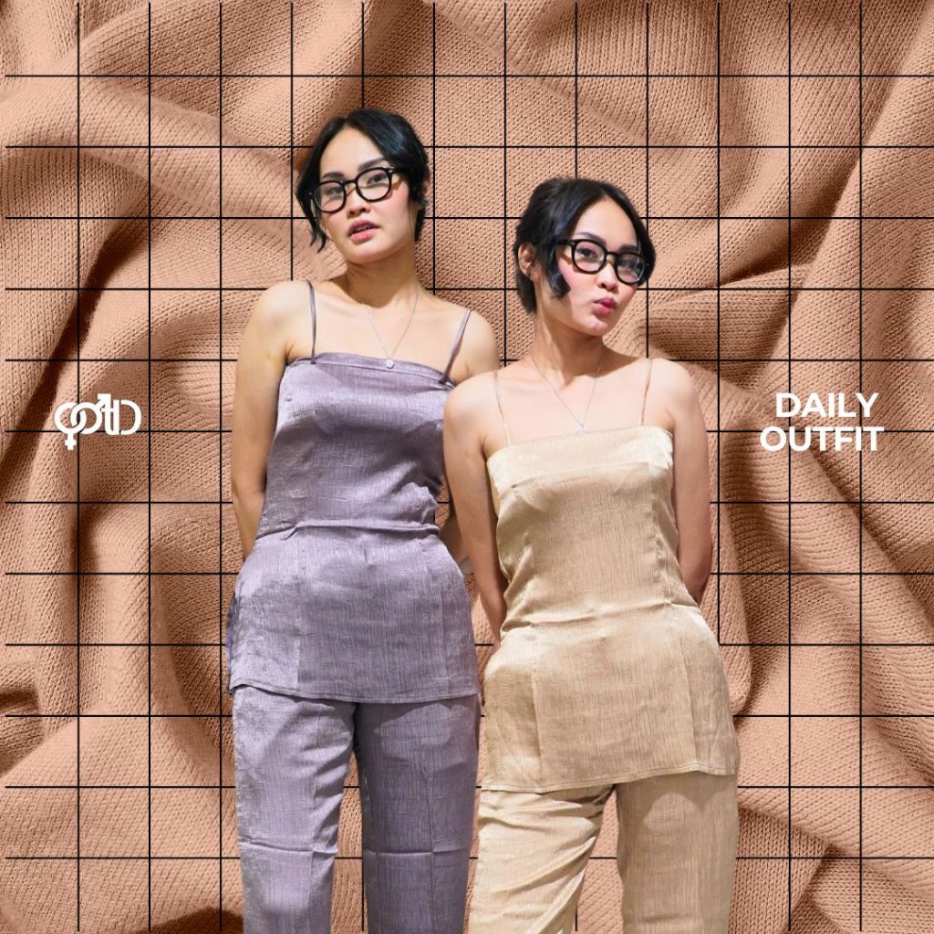 Arwen Set  -  Setelan Wanita / Baju Set Wanita / Setelan Celana Wanita