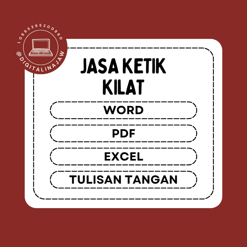 JASA KETIK DOKUMEN | JASA KETIK ULANG