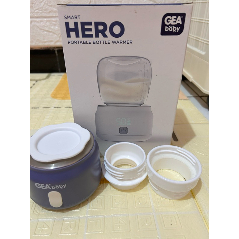 Gea Baby Smart Hero Portable Bottle Warmer Preloved ( lengkap dengan kartu garansi)