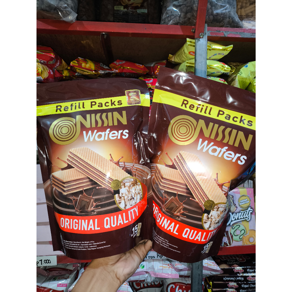 

NISSIN WAFER CHOCOLATE KEMASAN REFIL PACK 270 gr